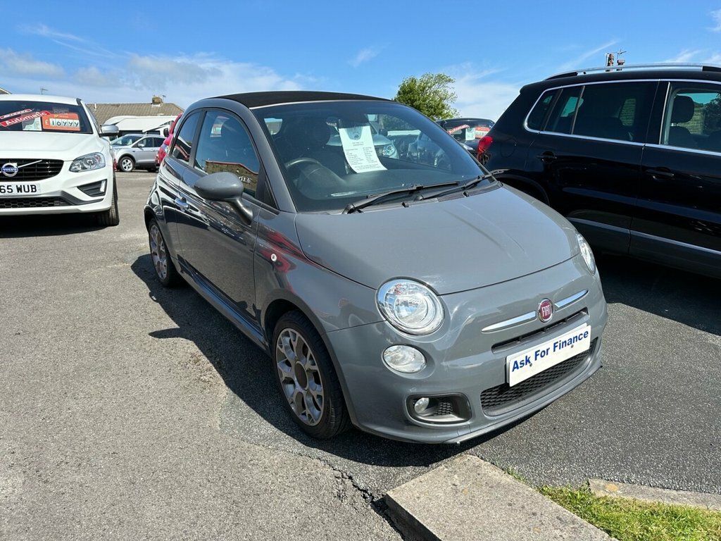 Fiat 500C Convertible Grey #3