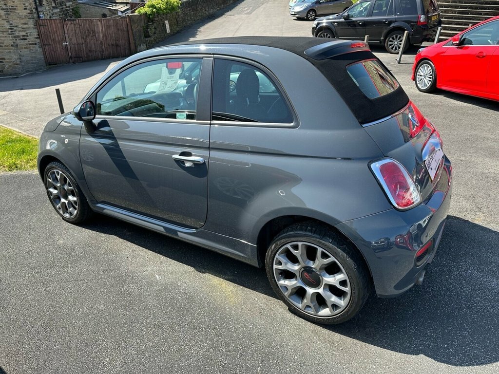 Fiat 500C Convertible Grey #6