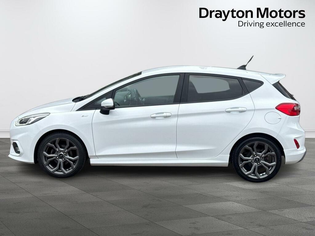 Ford Fiesta 1.0T Ecoboost Gpf St-line Hatchback Man FT69CKU White #5