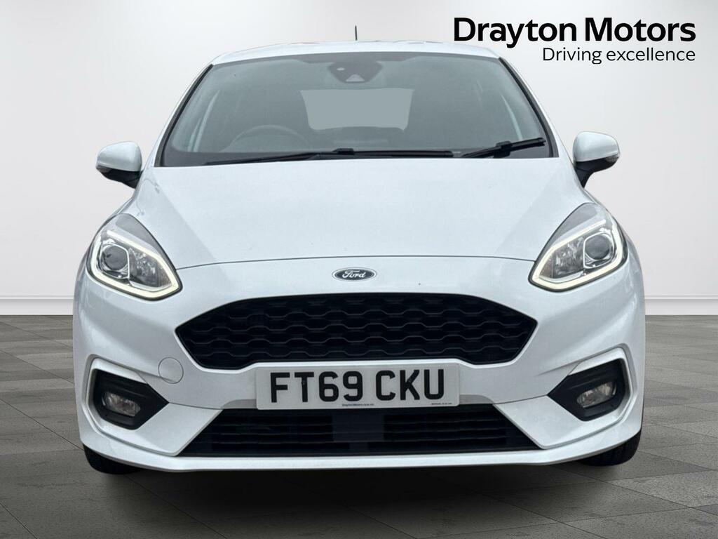 Ford Fiesta 1.0T Ecoboost Gpf St-line Hatchback Man FT69CKU White #3
