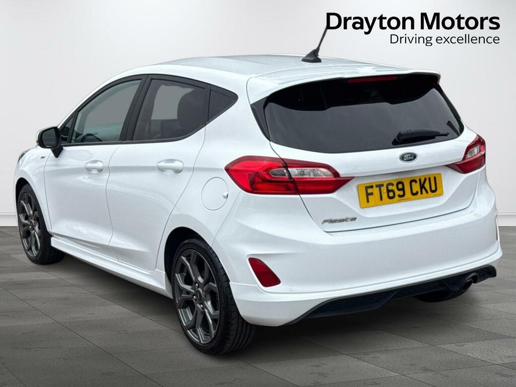 Ford Fiesta 1.0T Ecoboost Gpf St-line Hatchback Man FT69CKU White #6
