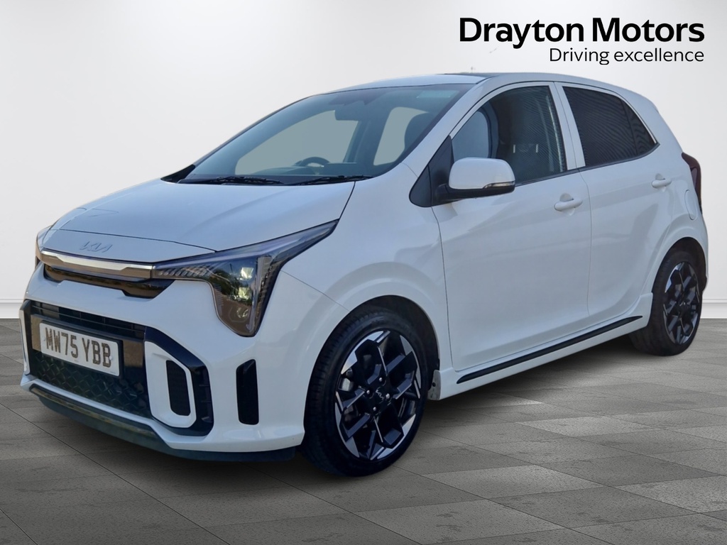 Kia Picanto 1.0 Gt-line Hatchback Amt Euro 6 Ss MW75YBB White #4