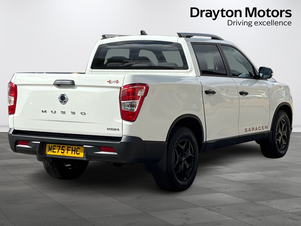 SsangYong Musso 2.2D Saracen Pickup Double Cab 4Wd White #6