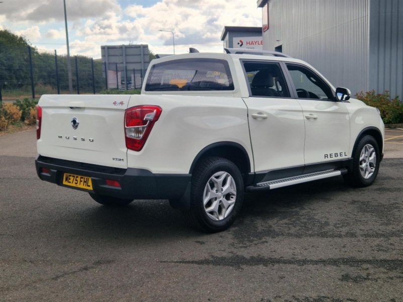SsangYong Musso 2.2D Rebel Pickup Double Cab 4Wd E White #4
