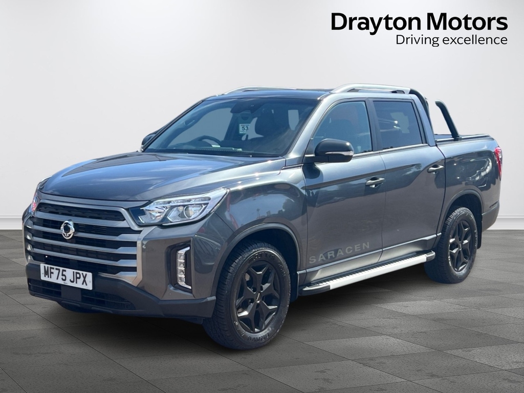 SsangYong Musso 2.2D Saracen Pickup Double Cab 4Wd Grey