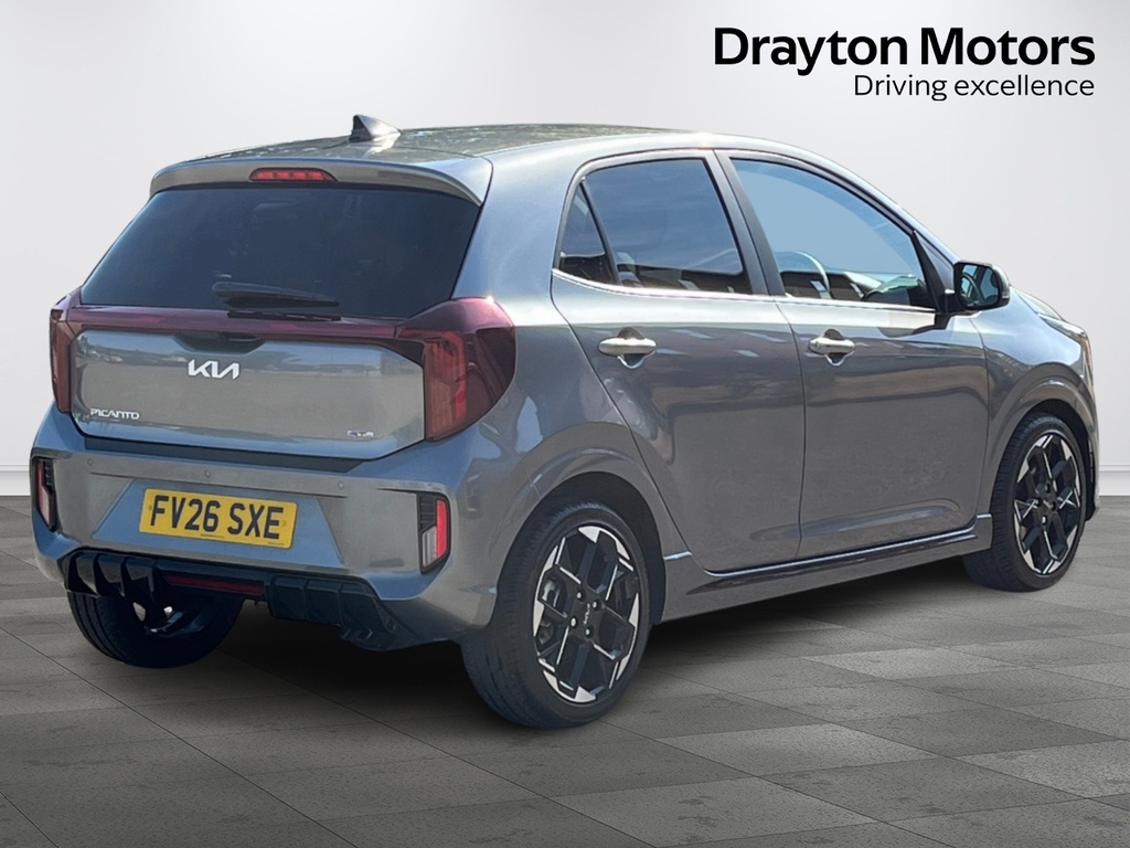 Kia Picanto 1.0 Gt-line Hatchback Amt Euro 6 Ss White #6