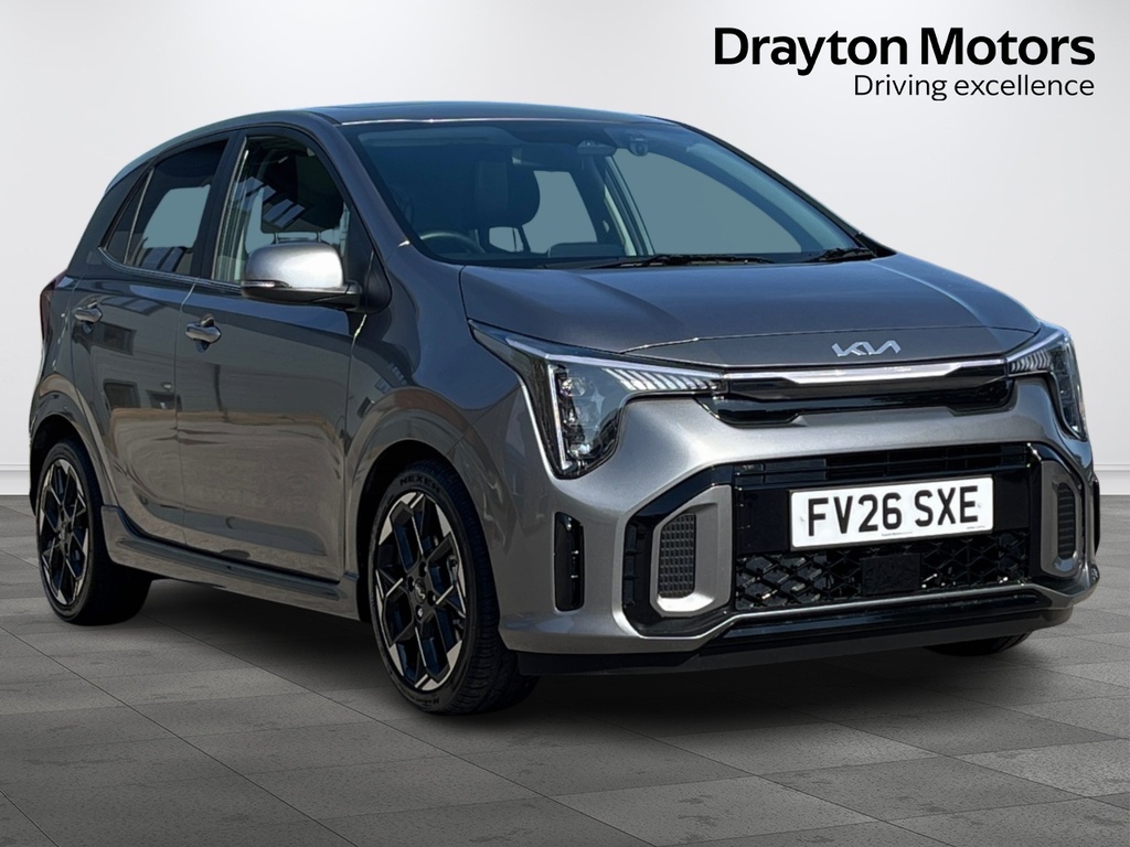 Kia Picanto 1.0 Gt-line Hatchback Amt Euro 6 Ss White #1