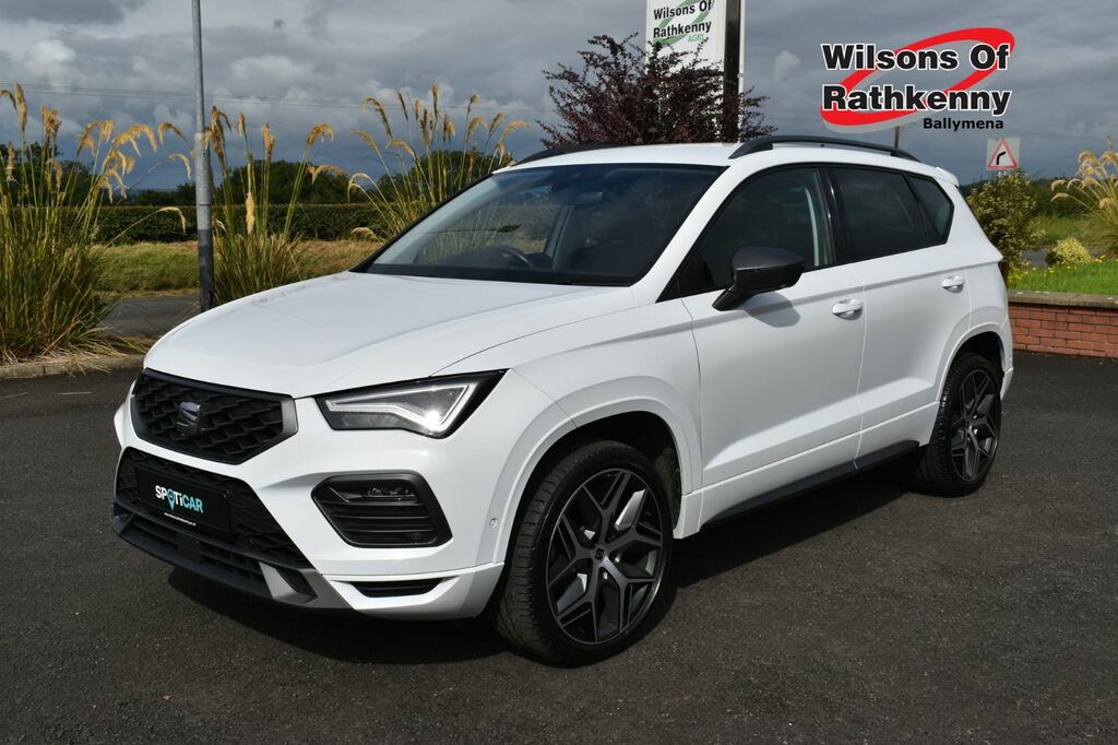 Seat Ateca Suv White #3