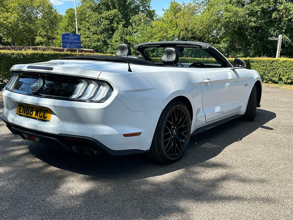 Ford Mustang 5.0 V8 Gt Convertible Selshift Euro 6 White #5