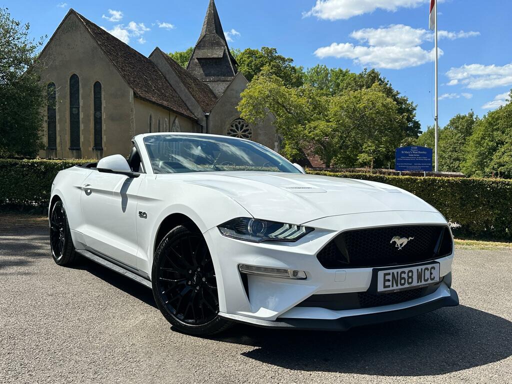 Ford Mustang 5.0 V8 Gt Convertible Selshift Euro 6 White