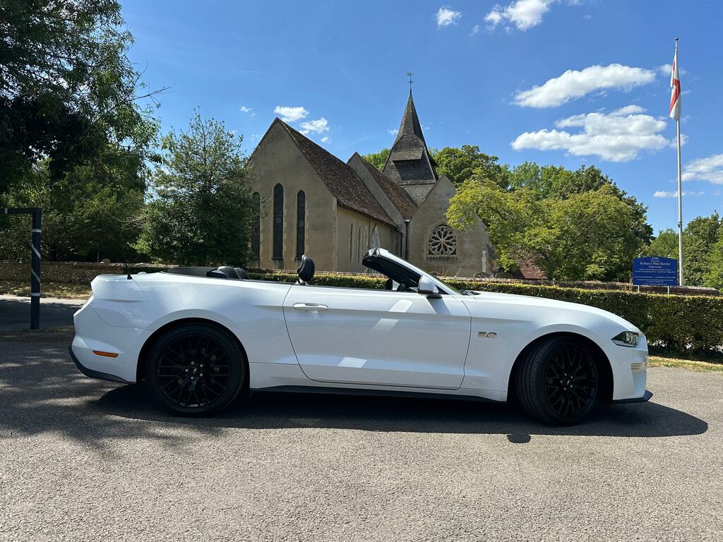 Ford Mustang 5.0 V8 Gt Convertible Selshift Euro 6 White #4