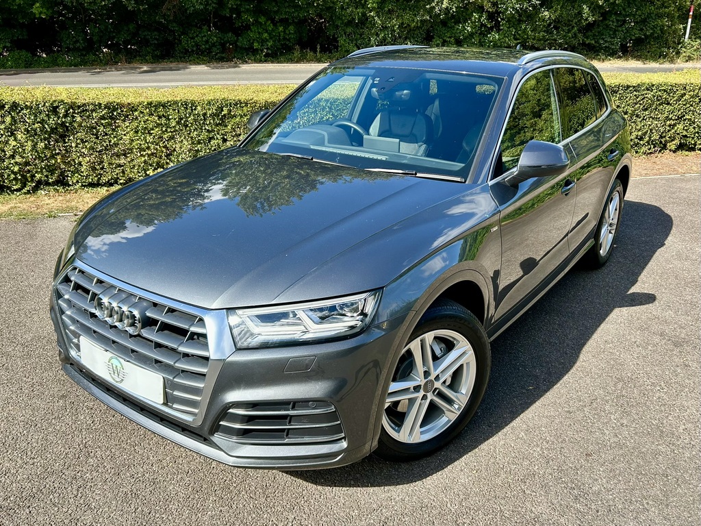 Audi Q5 2.0 Tdi 40 S Line Suv S Tronic Quattro Blue #12