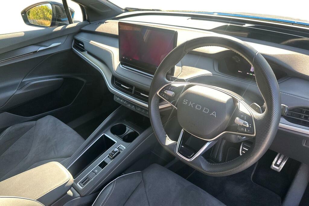 Skoda ENYAQ 210Kw 85 Sportline 82Kwh KW75GZD Blue #6