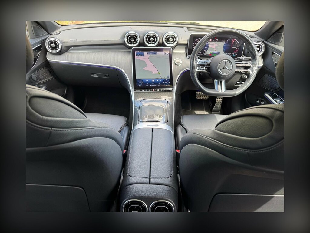 Mercedes-Benz C Class C200 Amg Line 9G-tronic Blue #25