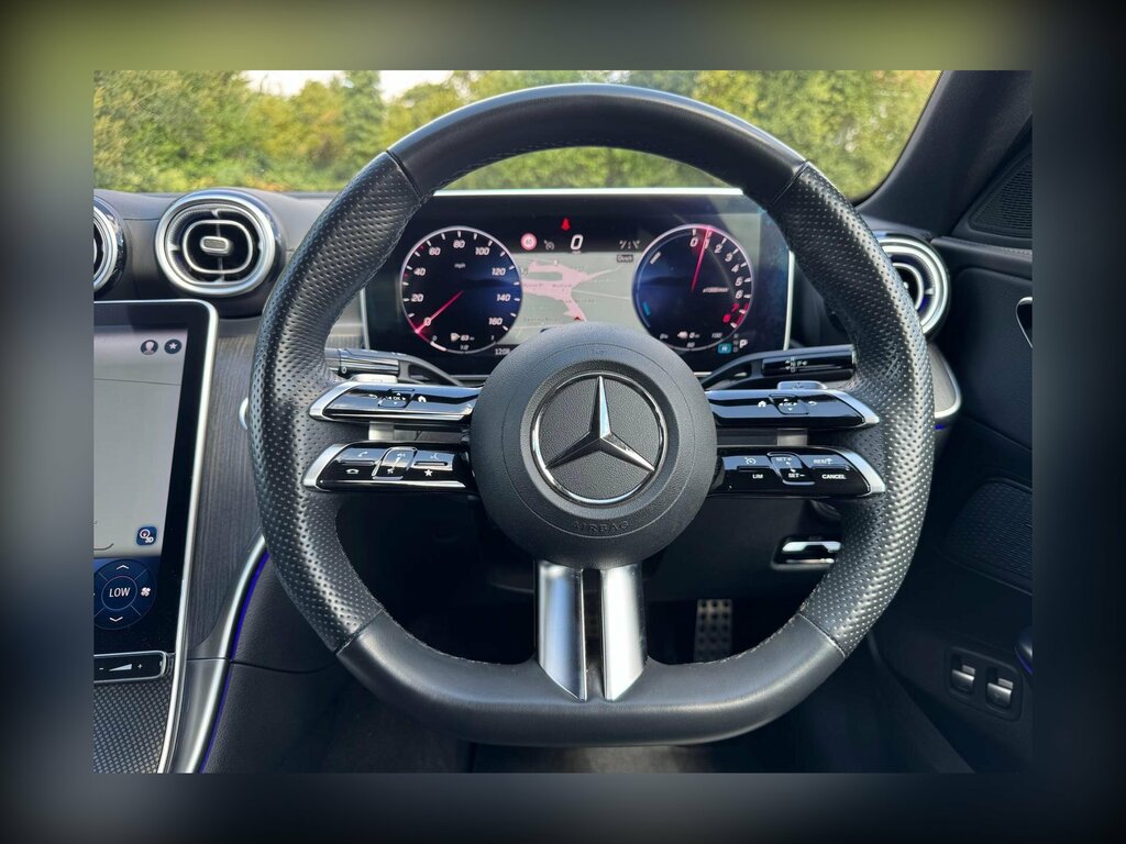 Mercedes-Benz C Class C200 Amg Line 9G-tronic Blue #32
