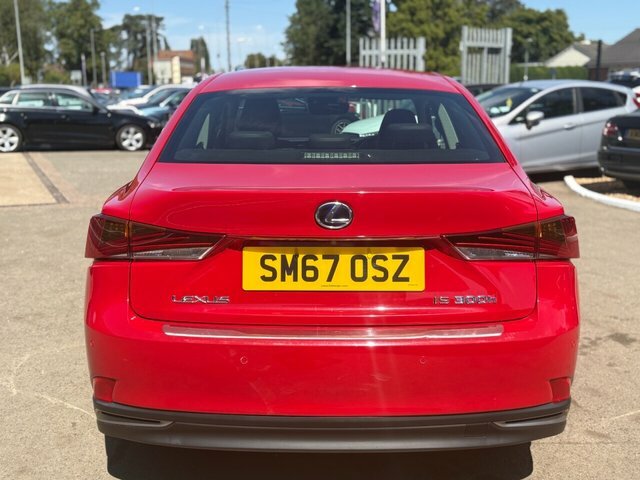 Lexus IS 300H Sport Saloon Red #6