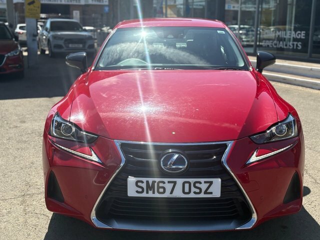 Lexus IS 300H Sport Saloon Red #2