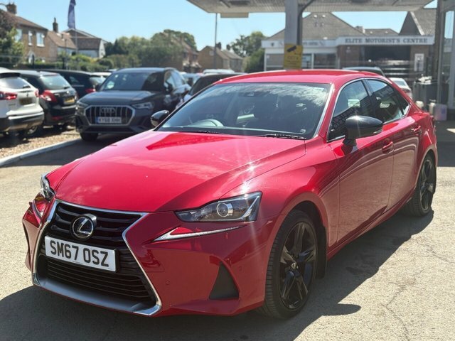 Lexus IS 300H Sport Saloon Red #3