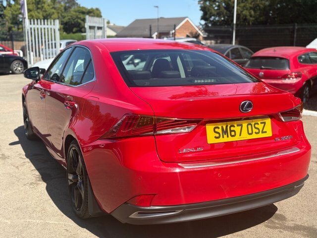 Lexus IS 300H Sport Saloon Red #5