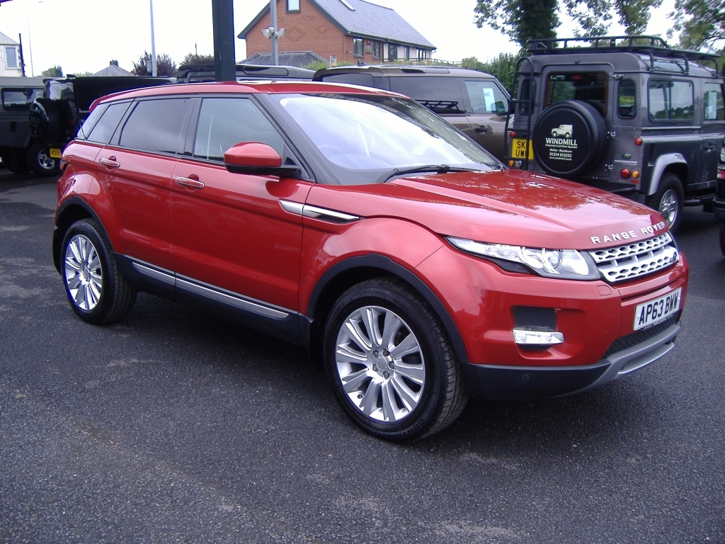 Land Rover Range Rover Evoque 2.2 Sd4 Prestige Red