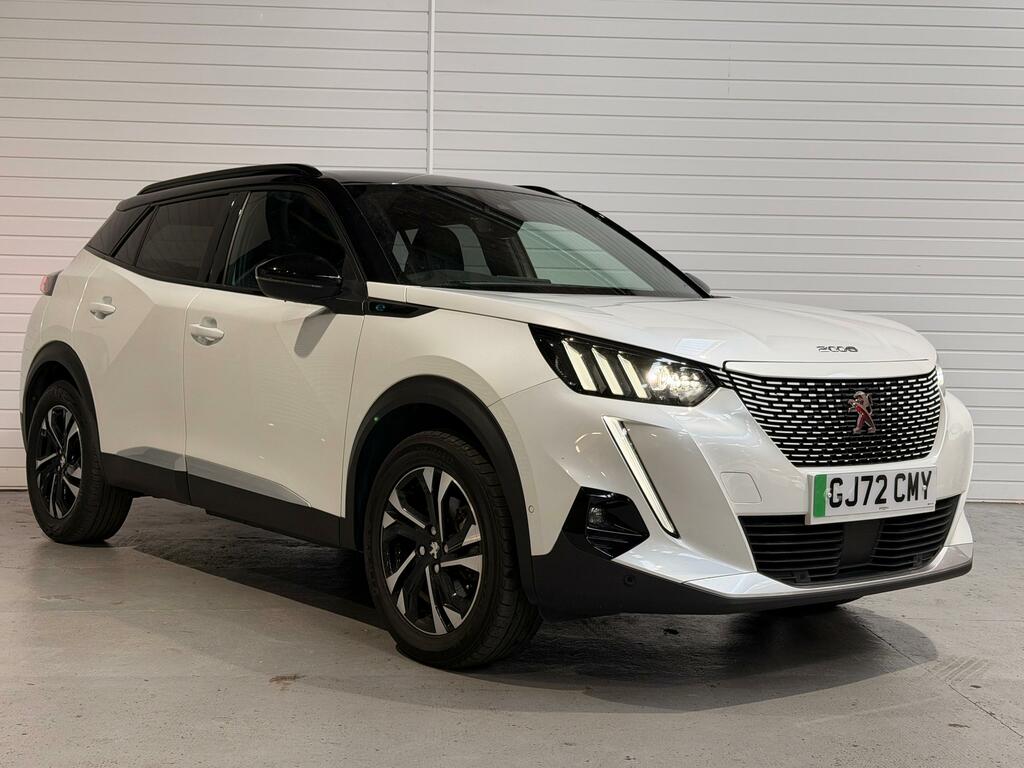 Peugeot e-2008 50Kwh Gt Suv 7Kw Charger 136 White