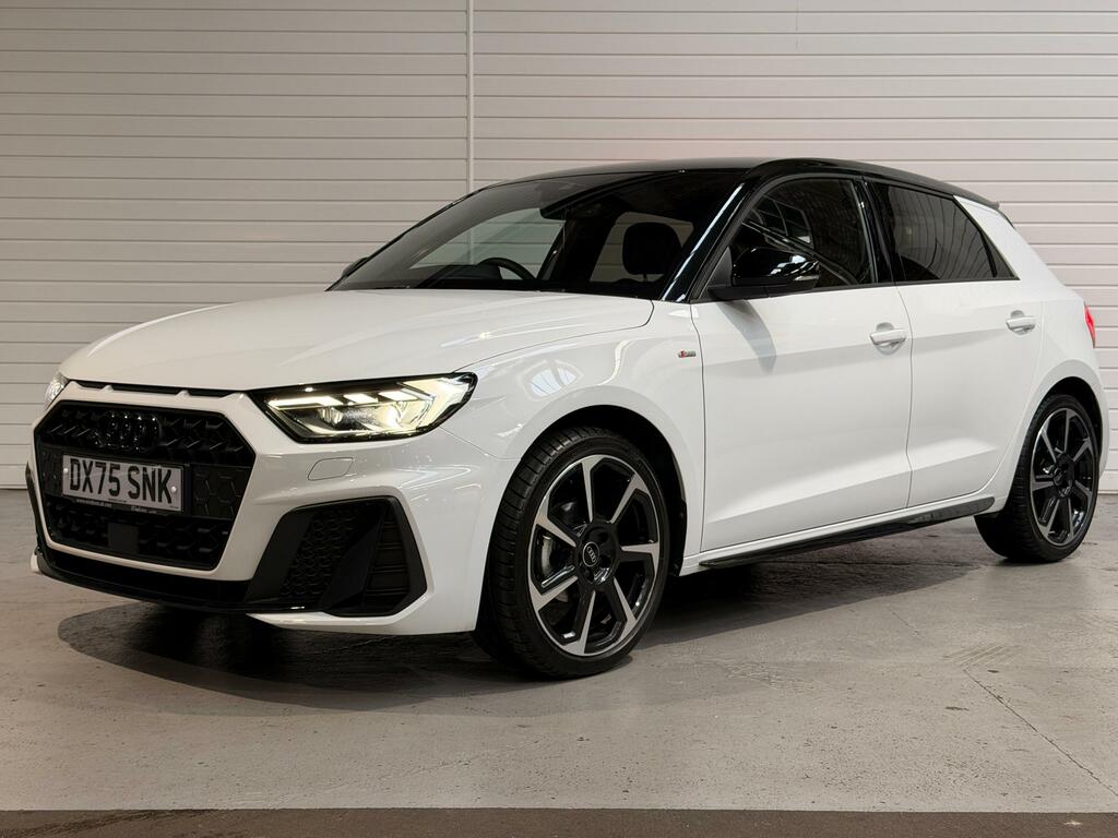 Audi A1 1.0 Tfsi 25 Black Edition Sportback S T White #5