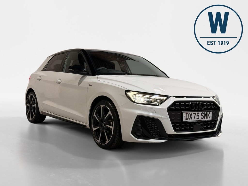 Audi A1 1.0 Tfsi 25 Black Edition Sportback S T White