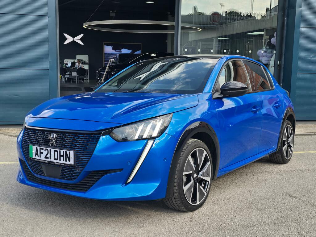 Peugeot e-208 50Kwh Gt Premium Hatchback 136 Blue #3
