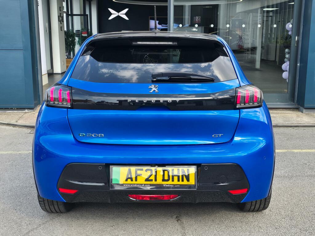 Peugeot e-208 50Kwh Gt Premium Hatchback 136 Blue #5