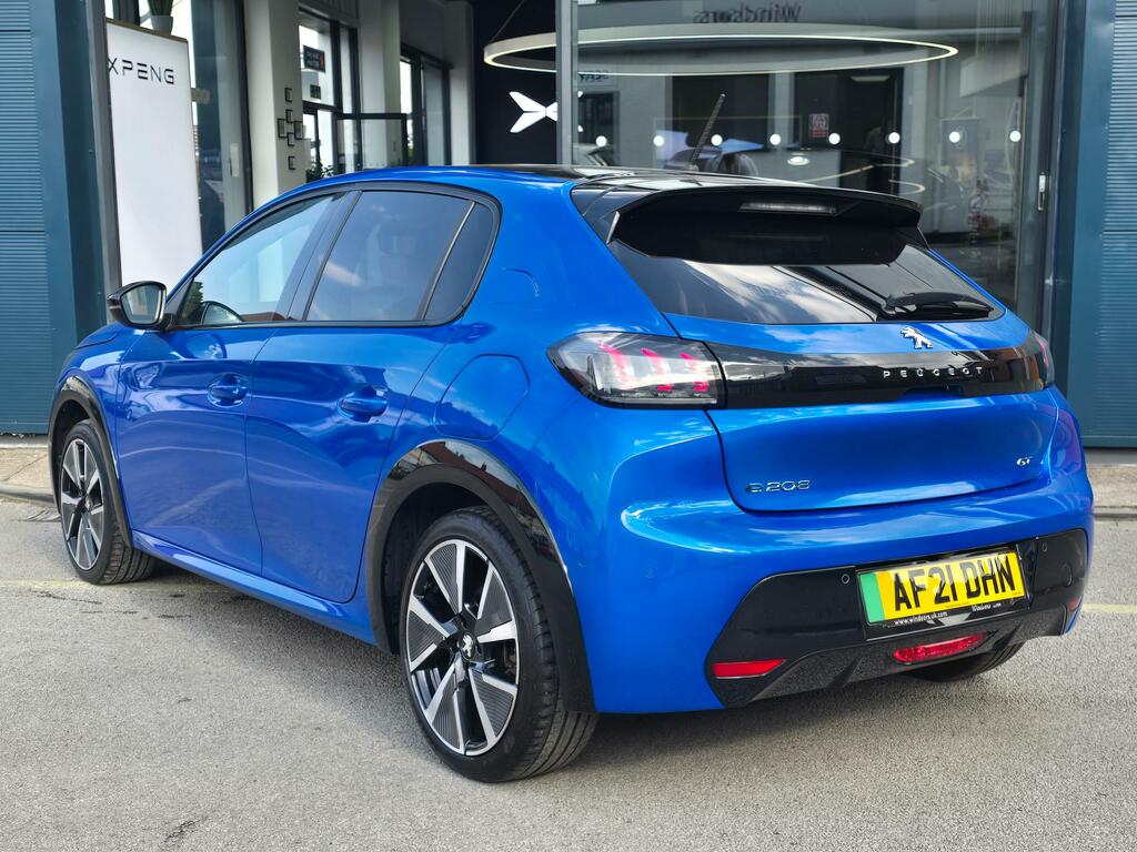 Peugeot e-208 50Kwh Gt Premium Hatchback 136 Blue #6
