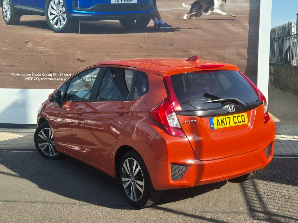 Honda Jazz 1.3 I-vtec Ex Hatchback Cvt Euro 6 Ss Orange #3