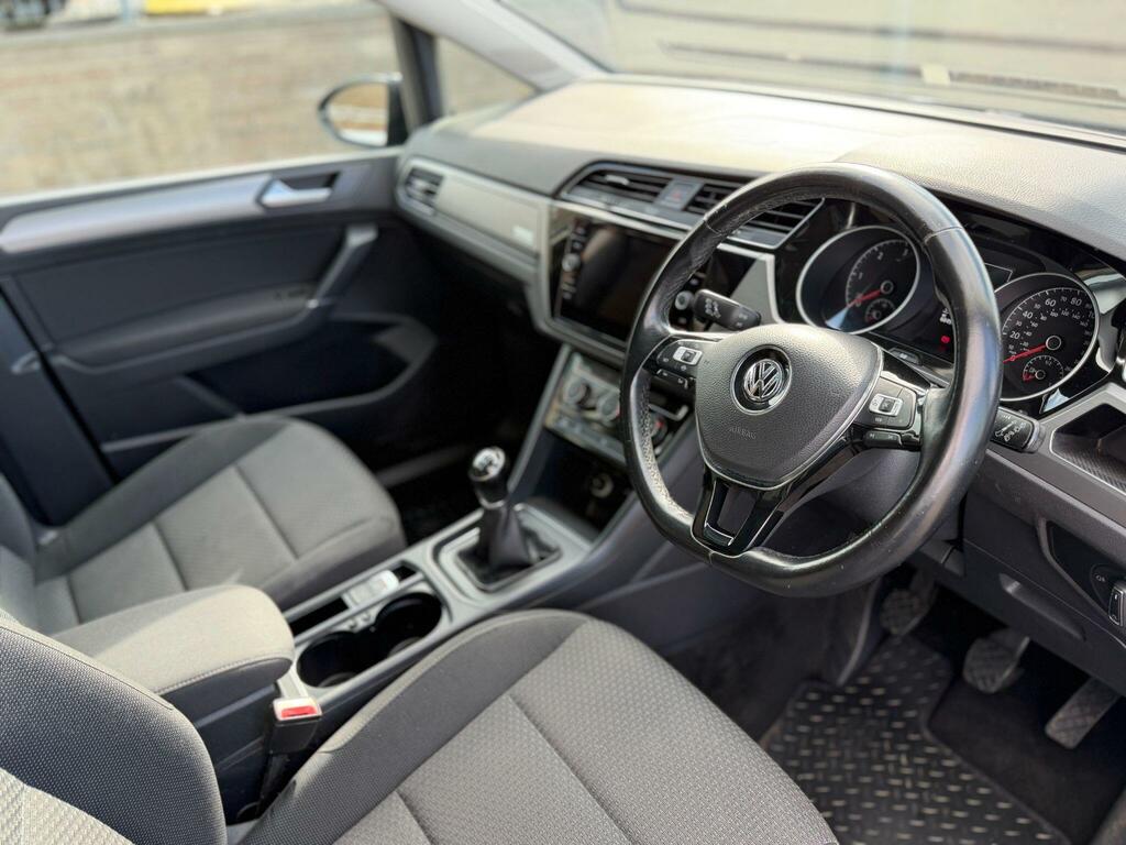 Volkswagen Touran 1.6 Tdi Se Family Mpv Euro 6 S WK68VOP Black #6