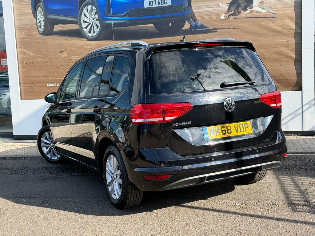 Volkswagen Touran 1.6 Tdi Se Family Mpv Euro 6 S WK68VOP Black #3