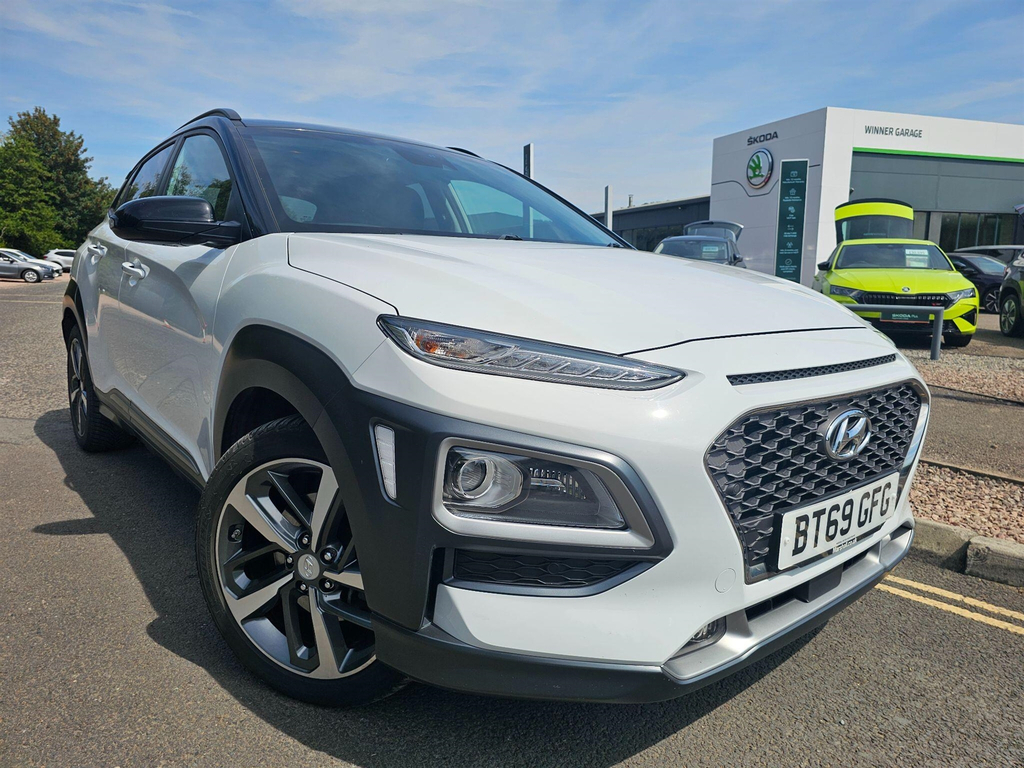 Hyundai Kona 1.6 T-gdi Premium Gt Dct 4Wd Euro 6 Ss White