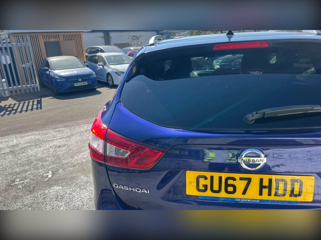 Nissan Qashqai 1.2 Dig-t Tekna Euro 6 Ss GU67HDD Blue #4