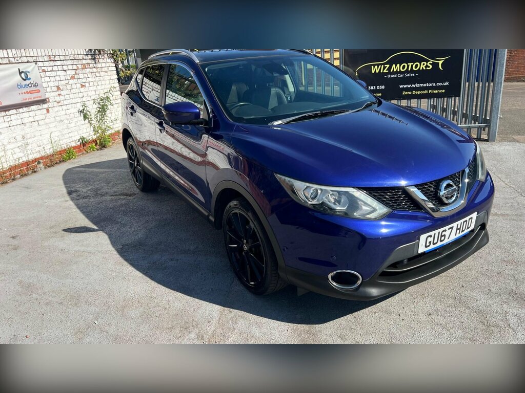 Nissan Qashqai 1.2 Dig-t Tekna Euro 6 Ss GU67HDD Blue #3