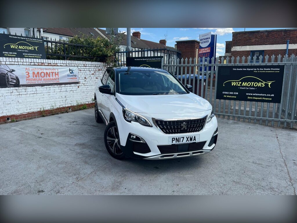 Peugeot 3008 1.2 Puretech Allure Euro 6 Ss PN17XWA White