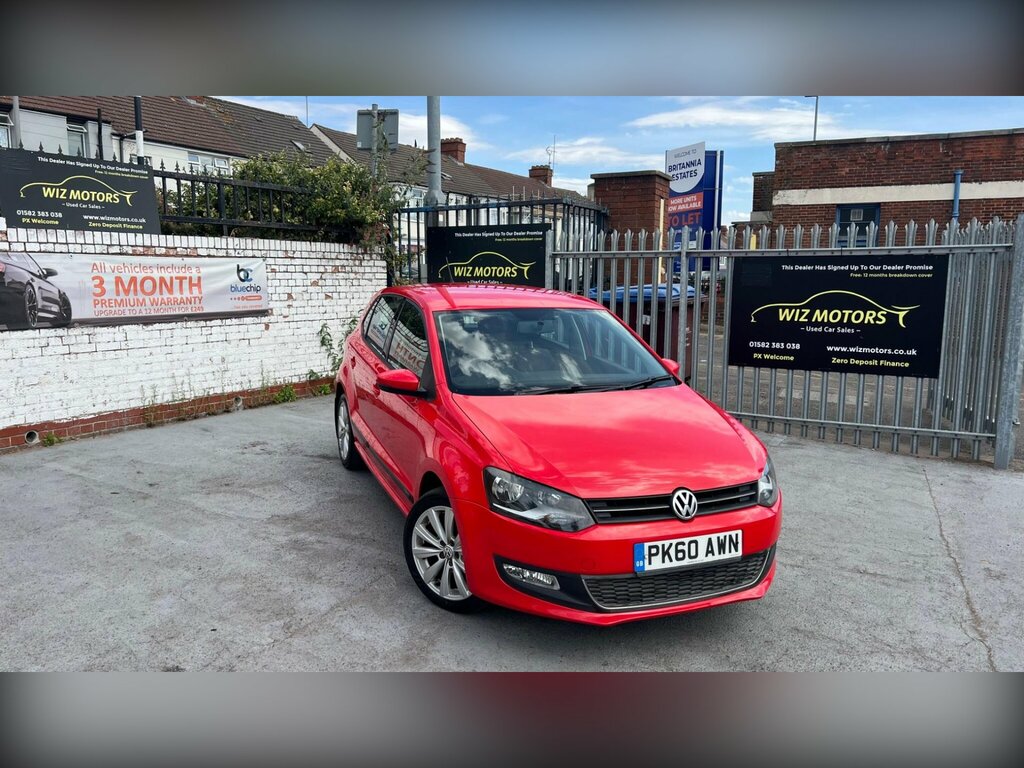 Volkswagen Polo 1.2 Tsi Sel Hatchback Euro 5 10 PK60AWN Red