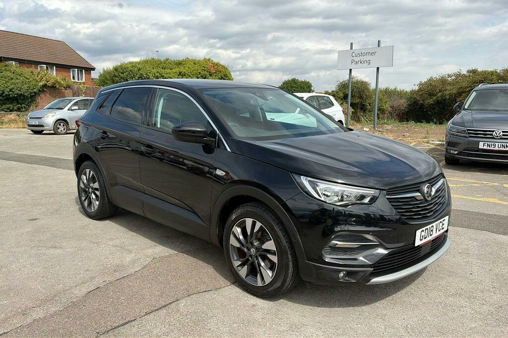 Vauxhall Grandland X 1.2 Turbo Sport Nav Suv Black