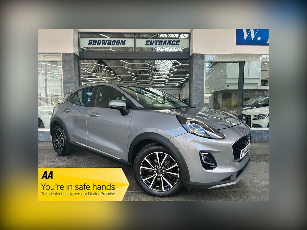Ford Puma 1.0T Ecoboost Mhev Titanium Suv Hybrid Dct BT22CCD Silver