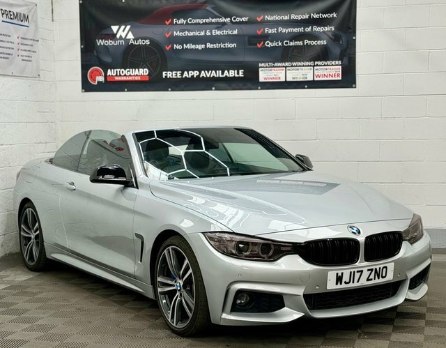 BMW 4 Series 2.0 430I M Sport Convertible Euro Silver #4