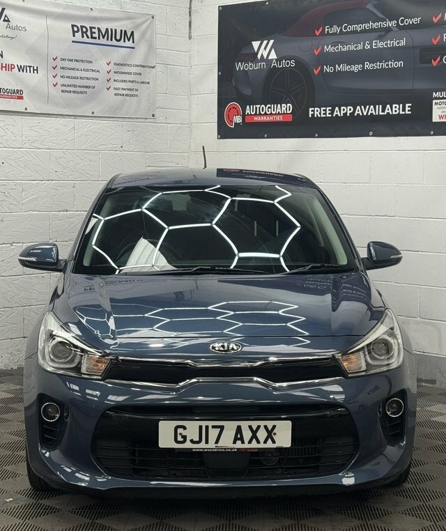 Kia RIO 1.0 T-gdi 3 Hatchback Euro 6 S GJ17AXX Blue #2