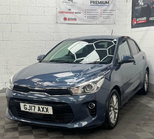 Kia RIO 1.0 T-gdi 3 Hatchback Euro 6 S GJ17AXX Blue #5
