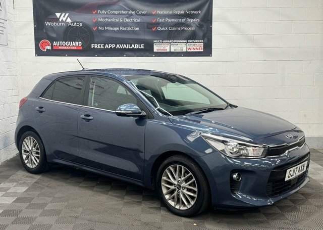 Kia RIO 1.0 T-gdi 3 Hatchback Euro 6 S GJ17AXX Blue #4
