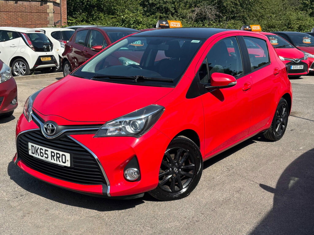 Toyota Yaris 1.33 Dual Vvt-i Icon Euro 5 Euro 5 Red #3