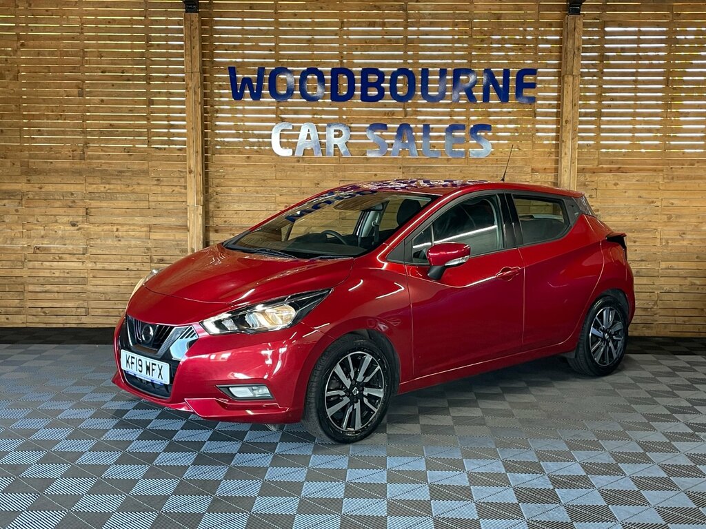 Nissan Micra 1.0 Ig-t Acenta Hatchback Euro 6 KF19WFX Red #2