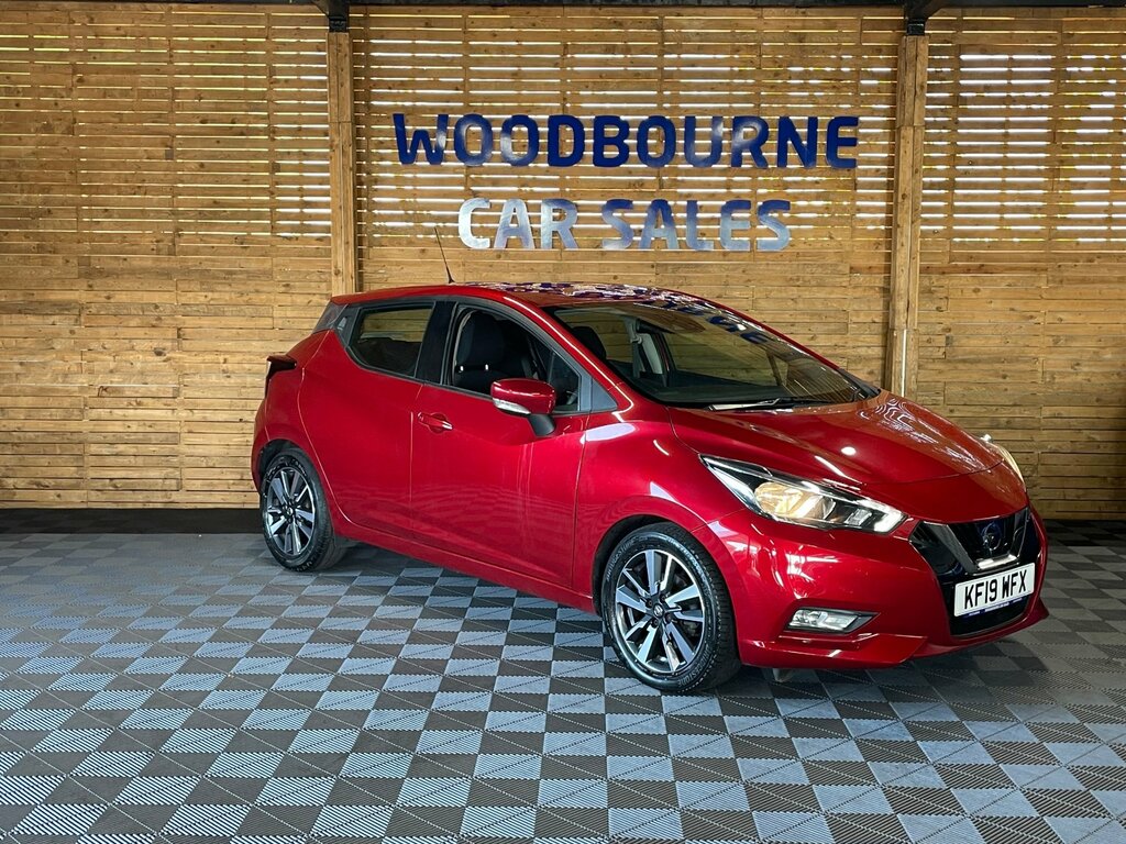 Nissan Micra 1.0 Ig-t Acenta Hatchback Euro 6 KF19WFX Red