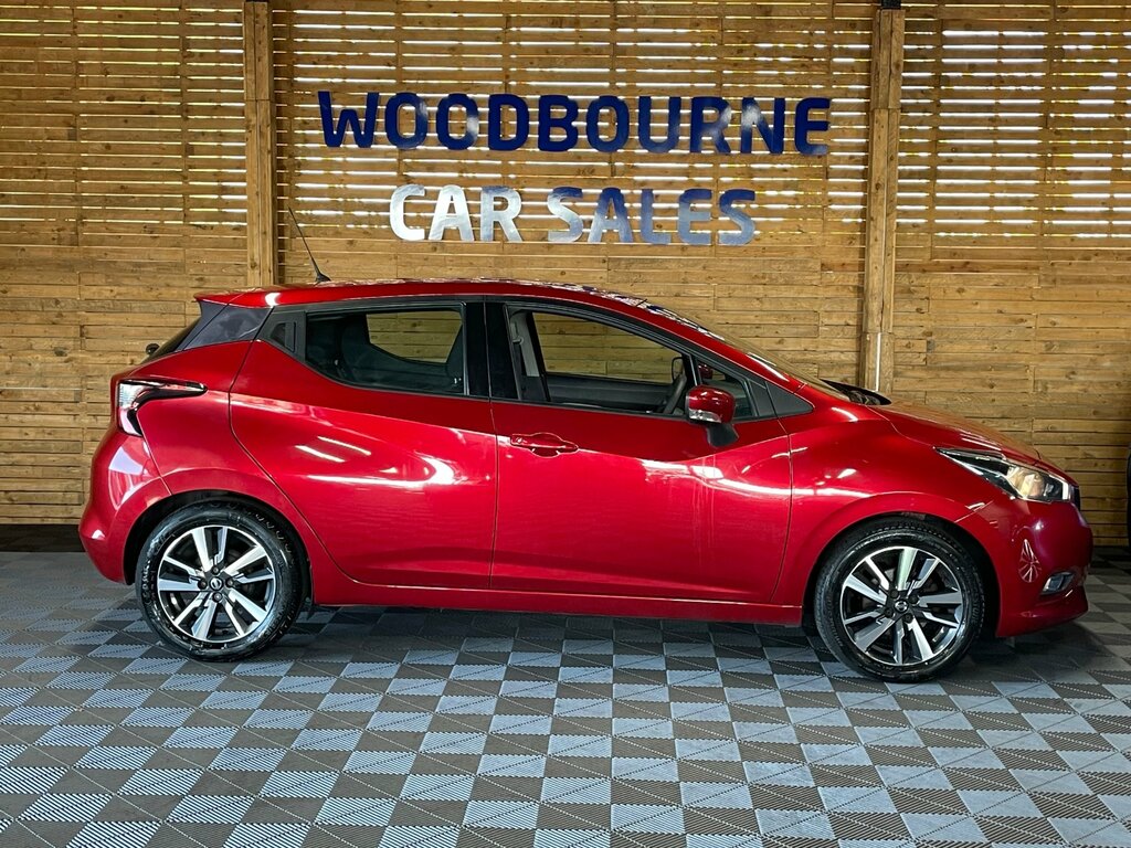 Nissan Micra 1.0 Ig-t Acenta Hatchback Euro 6 KF19WFX Red #4