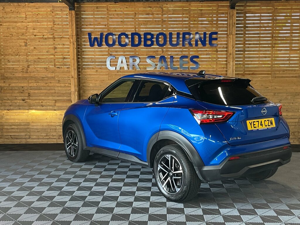 Nissan Juke 1.0 Dig-t N-connecta Suv Dct Euro YE74CZM Blue #3
