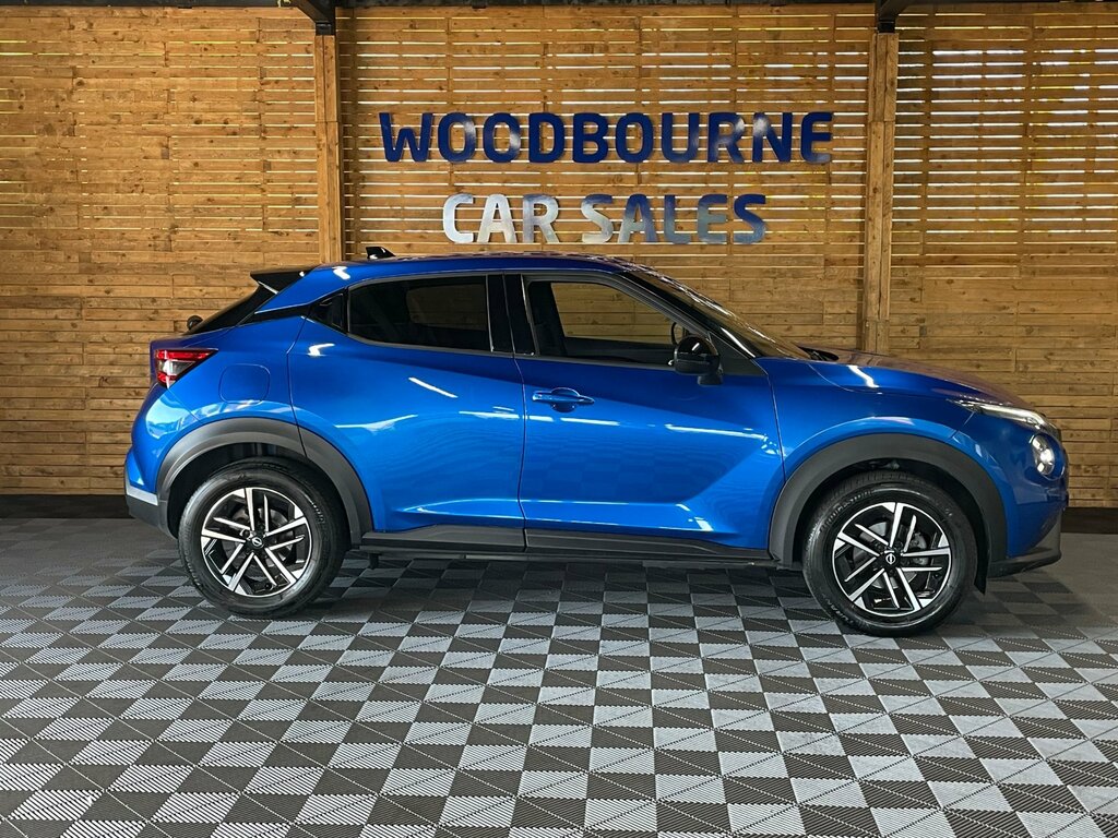 Nissan Juke 1.0 Dig-t N-connecta Suv Dct Euro YE74CZM Blue #5